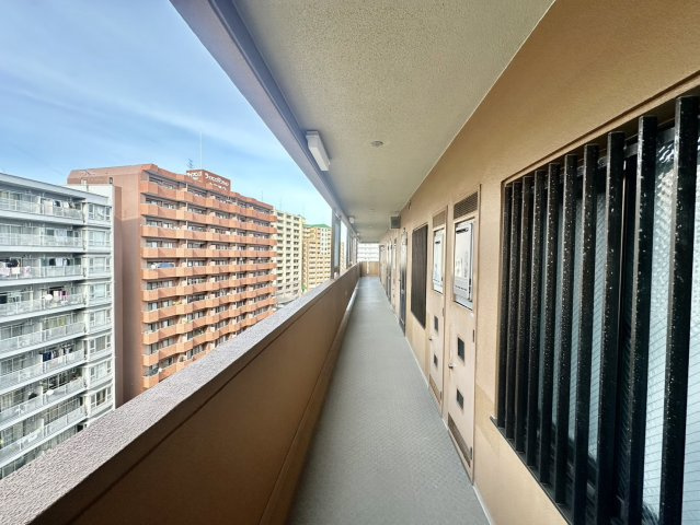 朝日プラザ大和町のその他共用部分|住戸階廊下