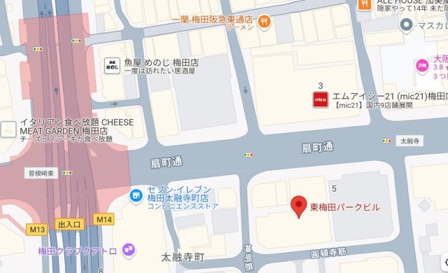 【地図】 | 東梅田パークビル