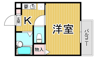 テゾーロ芦屋の間取り