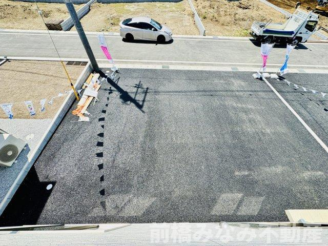 前橋市青柳町第25　１号棟(全３棟)　クレイドルガーデン　新築建売分譲の駐車場|駐車場に車を止められます
