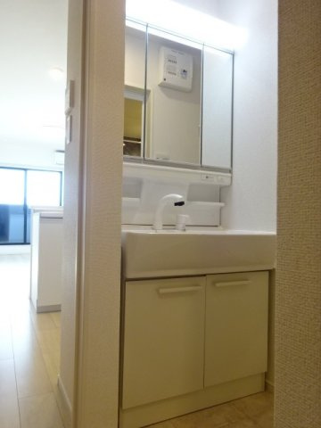 ポルトクレストの洗面所|コンパクトで使いやすい洗面所