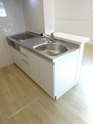 【キッチン】 | ロワゾーブルーＯ | きれいなキッチンです