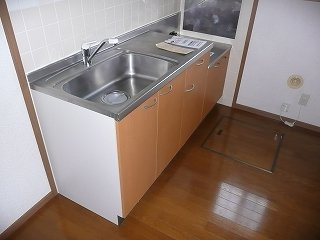 ピースフル２０００　Ⅱのキッチン|お料理しやすいキッチンです