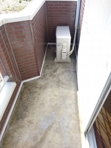 ピュアハウスⅡのバルコニー|広々としたバルコニーです