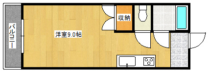 北原ハイツの間取り
