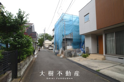 【前面道路含む現地写真】 | 座間市相模が丘2丁目　新築戸建て　全１棟【仲介手数料無料】 | ※令和7年5月下旬に撮影