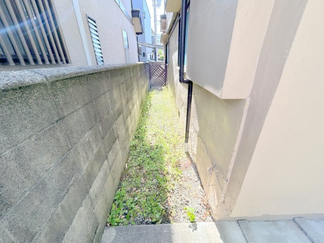 俵口町戸建ての庭