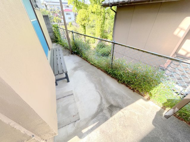 俵口町戸建ての庭