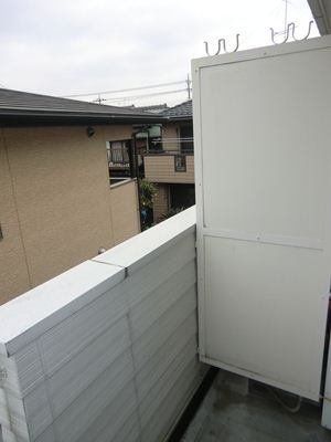 ゼフィルスタカシマのバルコニー|暖かな日差しのふりそそぐバルコニー