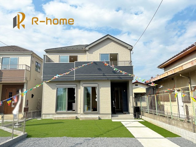 水戸市元吉田町12期　新築戸建て　B号棟の外観|ご予約を頂ければ、『平日』はもちろん『早朝』や『夜間』もご見学可能です♪お気軽にお申し付けください♪