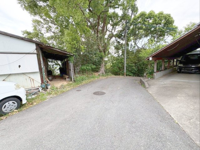 糟屋郡須恵町大字須恵　土地の前面道路含む現地写真|前面道路です！