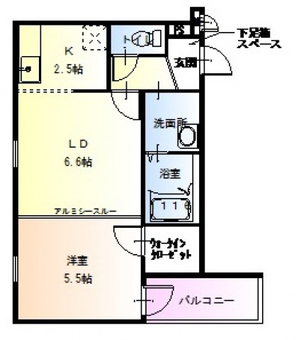 メゾン緑橋の間取り