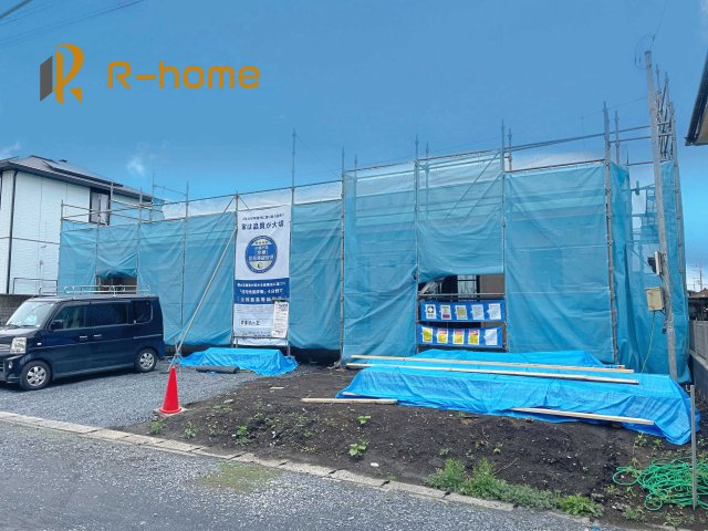 ひたちなか市高野10期　新築戸建て　1号棟の外観|ご予約を頂ければ、『平日』はもちろん『早朝』や『夜間』もご見学可能です♪お気軽にお申し付けください♪