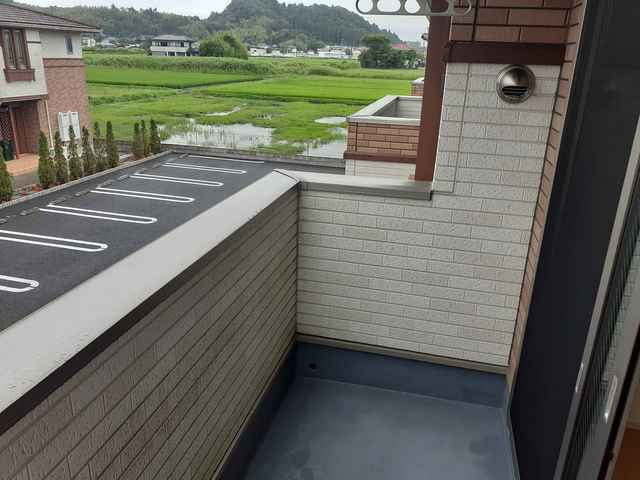 ガーデンハウス茂原Ⅳのバルコニー