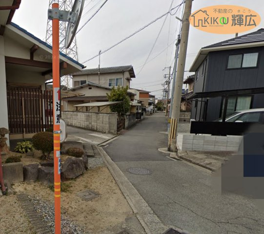 高砂市伊保崎1丁目　土地の前面道路含む現地写真