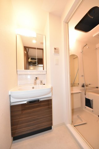 プレサンス立売堀ベルヴィルの洗面所