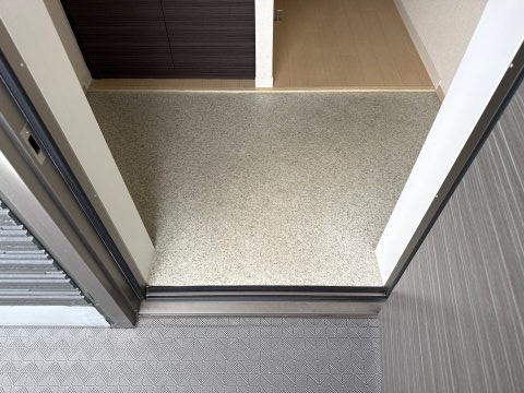 リメインらかん N棟の玄関
