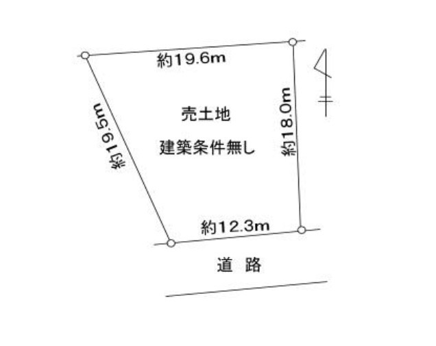 売土地　中央区金折町