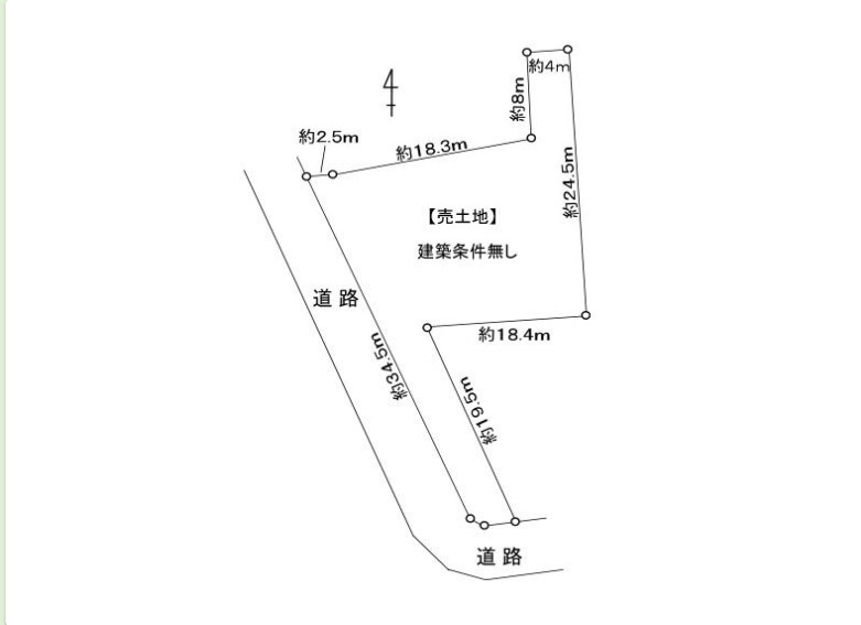 売土地　中央区金折町
