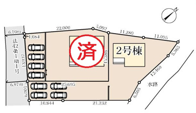【区画図】 | リーブルガーデン．S　鴻巣新井　 | 現地区画図