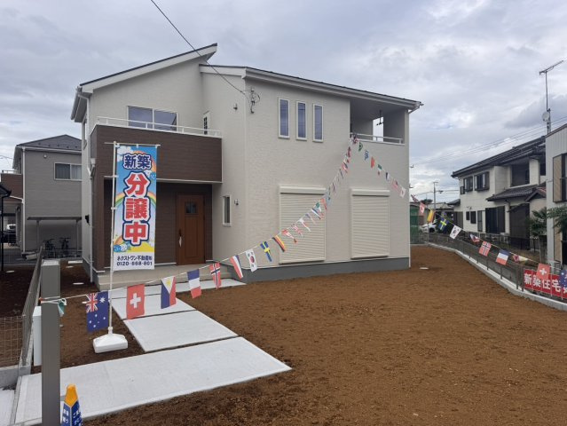 リーブルガーデン．S　鴻巣新井　の外観|２号棟現地外観（2025年10月06日）撮影