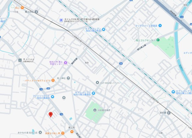 加古川市尾上町池田　土地の地図
