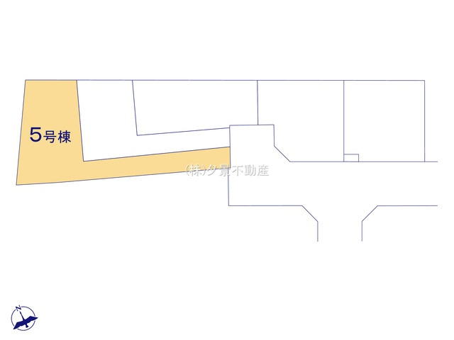【区画図】 | 《仲介手数料無料》練馬区大泉町２丁目29-26(5号棟)新築一戸建てクレイドルガーデン