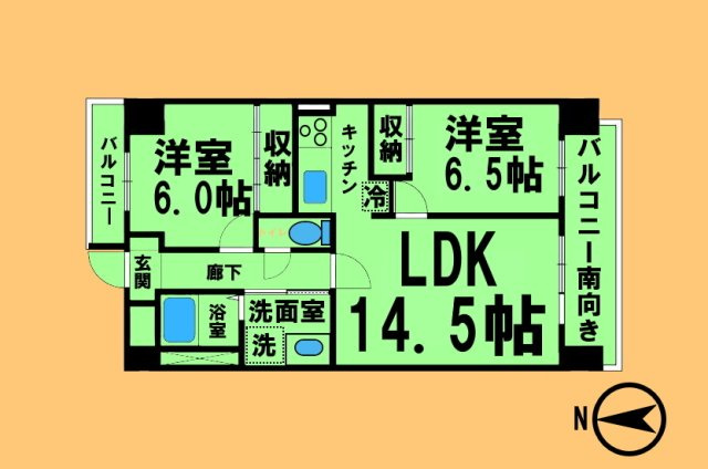 プランドール笠取の間取り