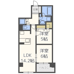 【間取り】 | グレンパーク梅田北