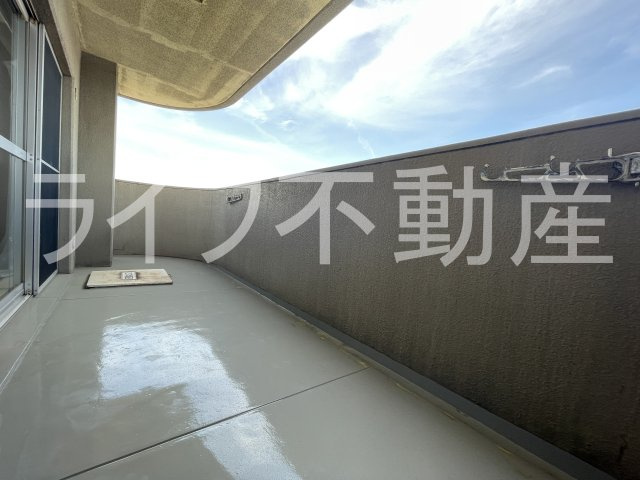 木の国ハイツのバルコニー