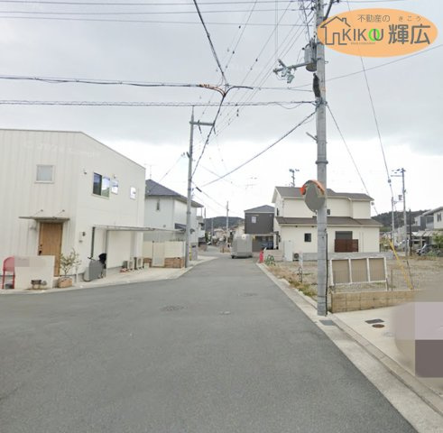 高砂市阿弥陀町魚橋（全3）土地　2号地の前面道路含む現地写真