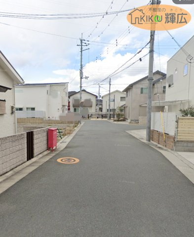 【前面道路含む現地写真】 | 高砂市阿弥陀町魚橋（全3）土地　2号地