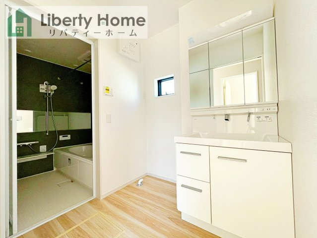 水戸市酒門町15期　新築戸建　2号棟の脱衣所