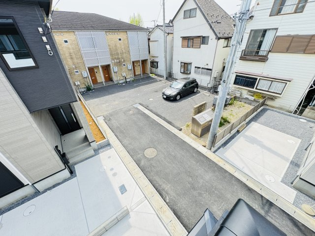 松戸市西馬橋３丁目新築戸建【馬橋小学校：7分】の展望|バルコニーより道路側眺望