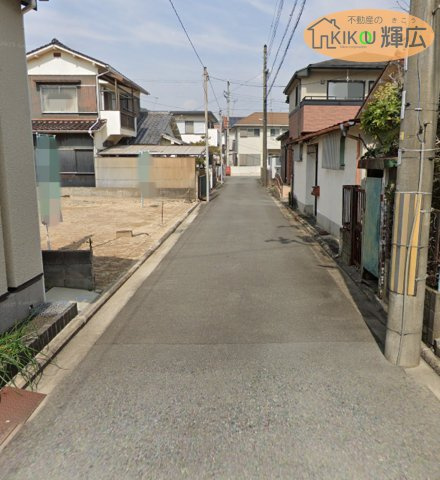 高砂市時光寺町　土地の前面道路含む現地写真