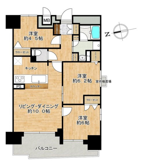 【間取り】 | シャルマンフジビルトモア住吉・東粉浜
