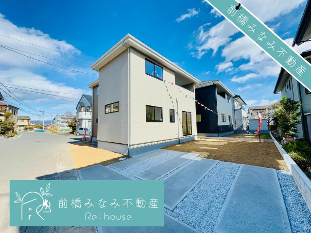 前橋市下新田町　１号棟(全２棟)　アーバンスタイル　新築建売分譲の外観|建物外観を気になさる方へ、見た目の良い物件です