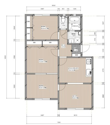 【間取り】 | サンシャイン大橋☆仲介手数料無料☆