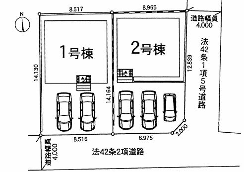 平塚市田村5丁目新築戸建て　第46-2号棟の区画図|区画図「平塚市田村5丁目新築戸建て」