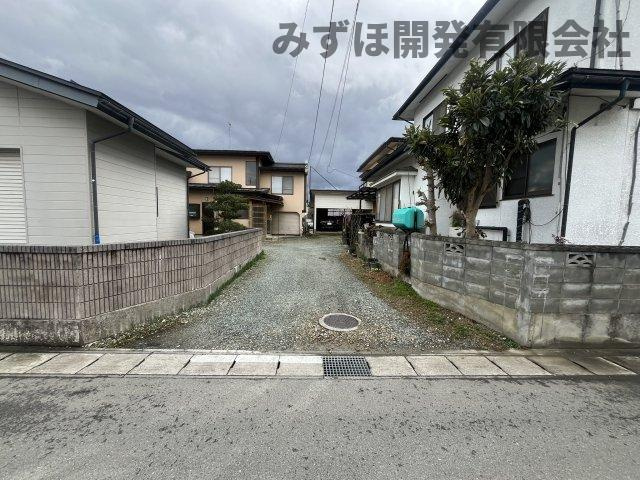 天童市北久野本3丁目6-19のその他共用部分|私道部分は共有持分1/4となります