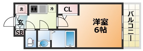 ファーストフィオーレ神戸スペラーレの間取り