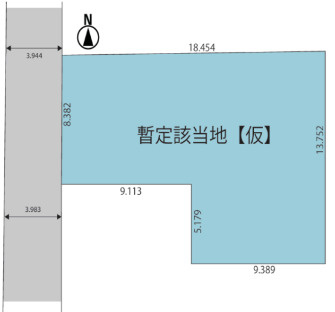 【区画図】 | 台東区清川１丁目の売地
