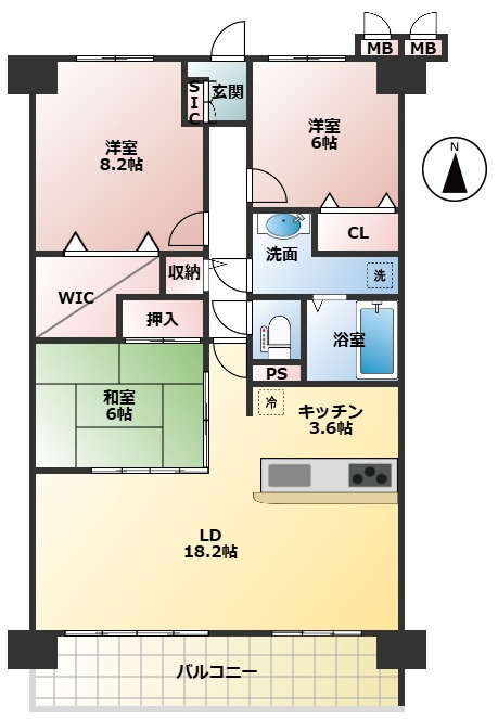 【間取り】の画像