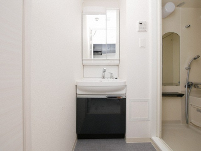 【独立洗面台】 | ララプレイス難波メティス | 独立洗面化粧台付き