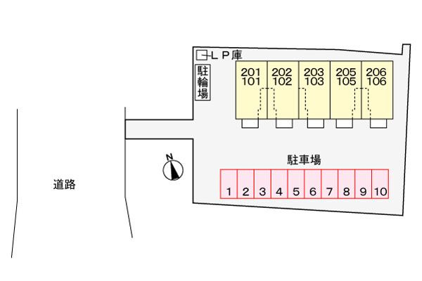 ビオーラ・Ｒｉｎ桜井町　　刈谷市近郊の賃貸はクラスホームの駐車場