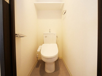 【トイレ】 | Lala place難波ガルテン | シンプルで使いやすいトイレです