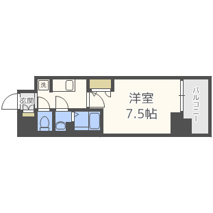 【間取り】 | ファステート難波WESTディオン