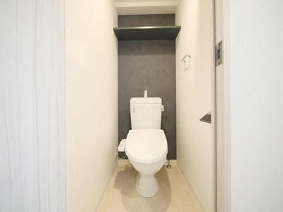 【トイレ】 | S-RESIDENCE難波大国町Deux | 落ち着いたトイレです