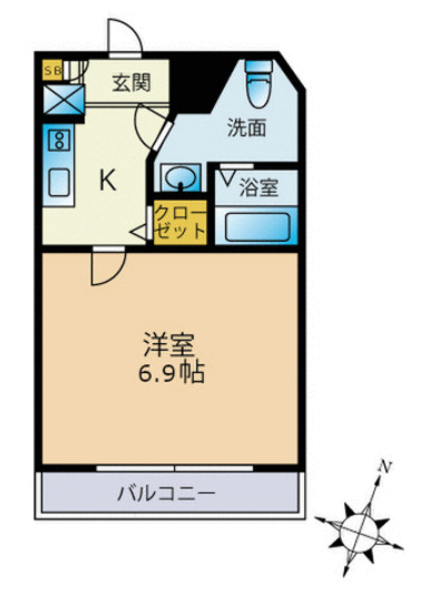 【間取り】 | 日之出ビル第2平尾　プライスホームなら仲介手数料０円！