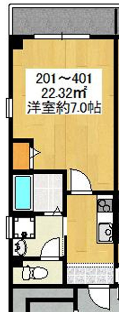 パーラム関目の間取り